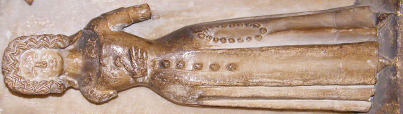 Warwick - St Mary Thomas Beauchamp 1369 and wife Katherine mortimer 1369 weeper